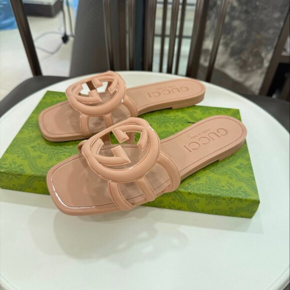 Gucci Palma rubber slides 39 - Picture 1 of 7